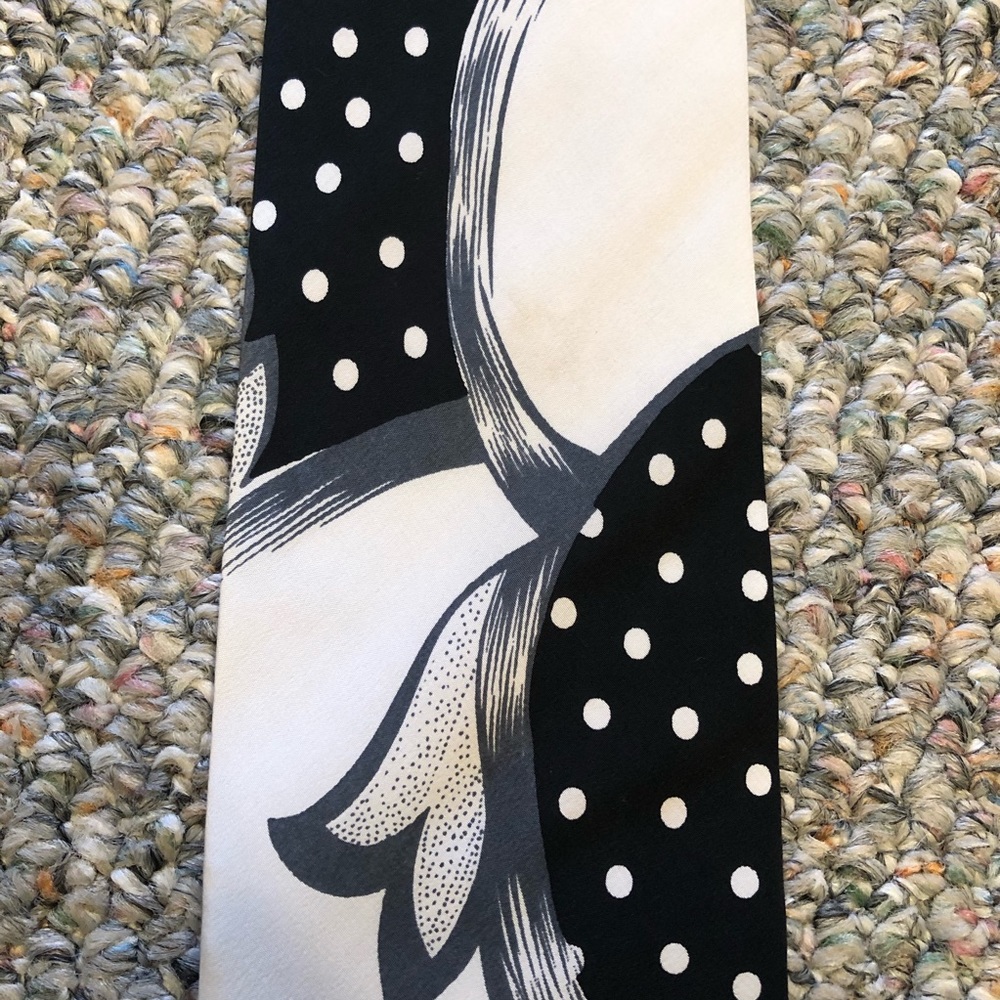Isaco Silk Snowy Tie